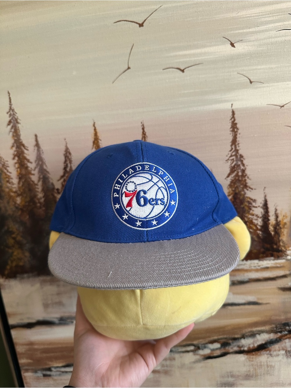 Philadelphia 76ers Sixers Blue Snapback Hat